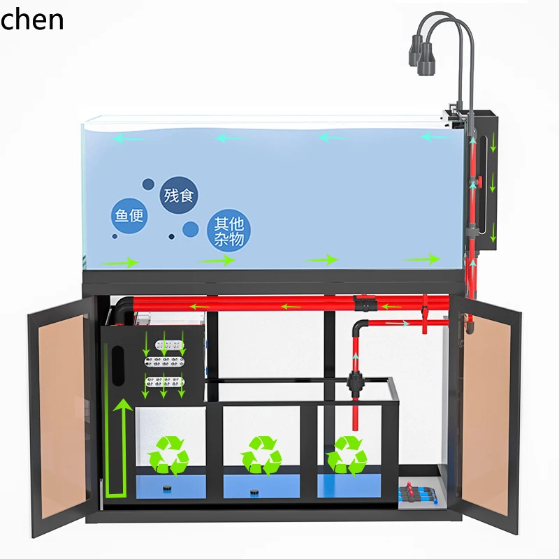 Live Fish Aquarium - YFY backpack stream fish tank living