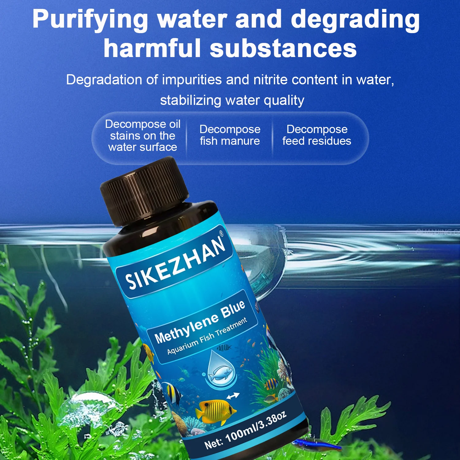 Methylene Blue Aquarium Fish T - огляд і ціна Aquarium Fish Medicine