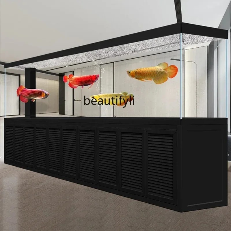 New super large office aluminu - огляд і ціна Live Fish Aquarium