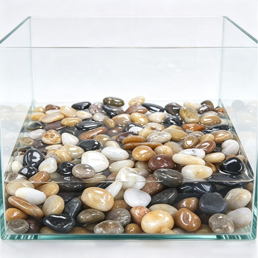 300-700g Smooth River Pebbles, - огляд і ціна Aquarium Fish Pot