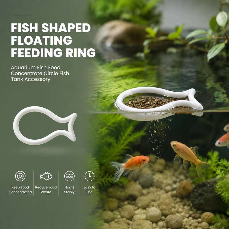 Fish Shaped Floating Feeding R - огляд і ціна Aquarium Fish Medicine
