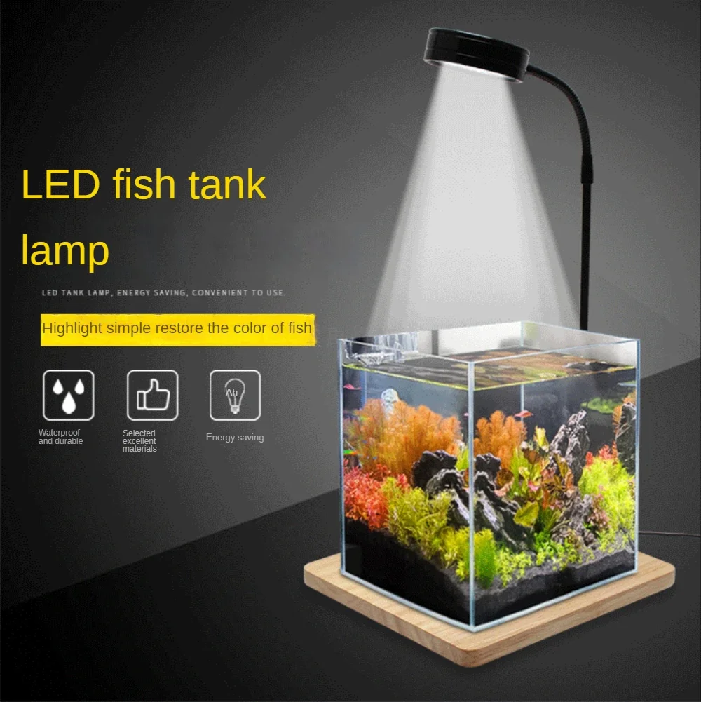 LED Aquarium Grow Light with B - огляд і ціна Aquarium Fish Pot