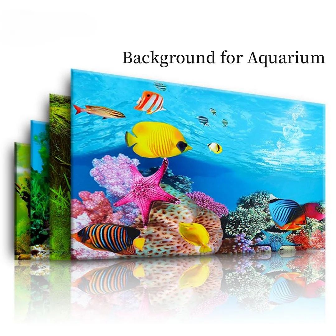 Background Aquarium 3D Sticker - огляд і ціна Background Film 3D