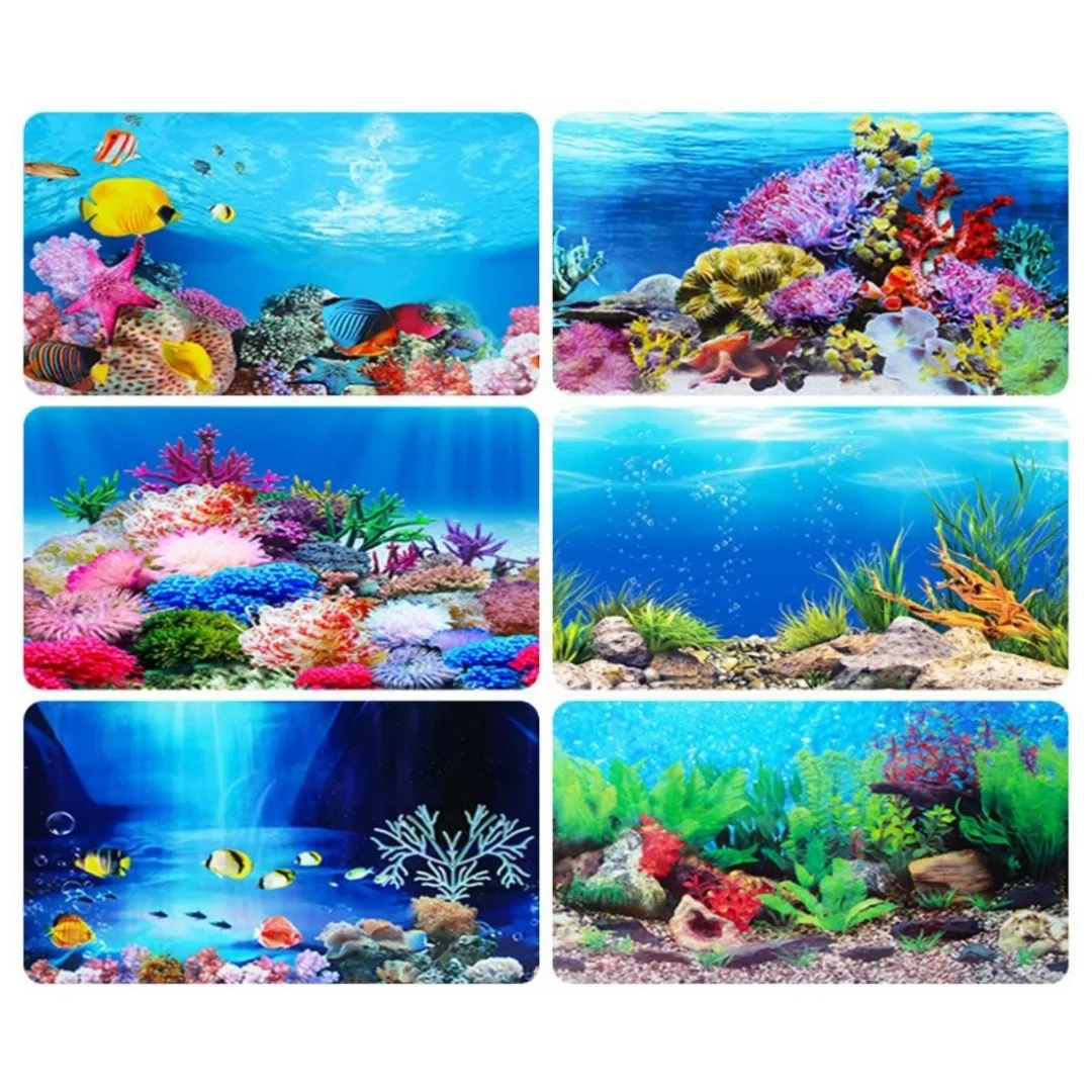 Background Aquarium 3D Sticker - огляд і ціна Background Film 3D