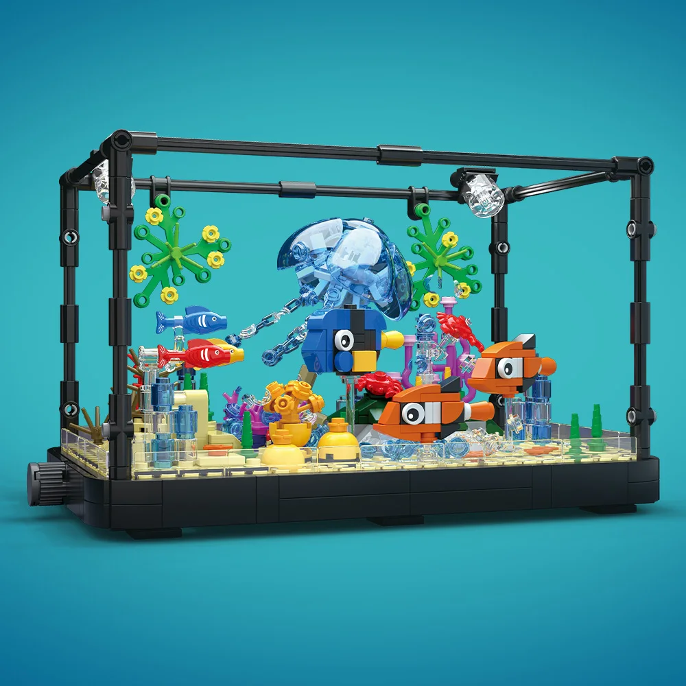 Fish Tank Building Block Set w - огляд і ціна Aquarium Fish Marine