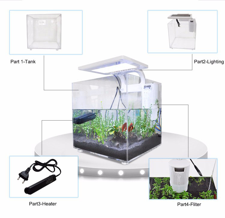 Mini Acrylic (25*25*25cm) Sale - огляд і ціна Aquarium Fish For Sale